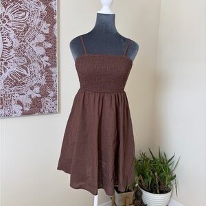SHEIN brown mini dress – Size XS